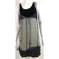 Diesel Size L Printed Layered Vest Top