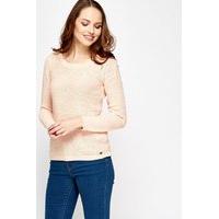 dip hem casual jumper