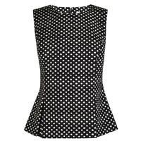 DIANE VON FURSTENBERG Mallorie Polka Dot Top