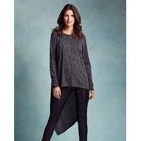 Dip Back Asymmetric Tunic