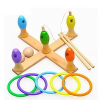 DIY KIT Fishing Toys For Gift Building Blocks Novelty Gag Toys Wood 2 to 4 Years 5 to 7 Years 8 to 13 Years Toys