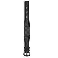 Dietrich Strap Carbon Finish Leather Black Buckle Black