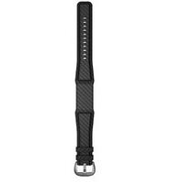 Dietrich Strap Carbon Finish Leather Black Buckle Silver