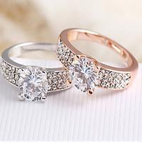 Diamond Zircon Statement Rings Wedding/Party/Daily/Casual 1pc