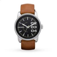 diesel double down stainless steel gents watch