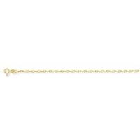 Diamond-Cut Oval Belcher Chain 28/70cm