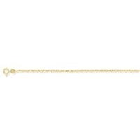 Diamond-Cut Oval Belcher Chain 18/45cm