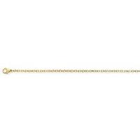 Diamond-Cut Tight-linked Oval Belcher Chain 20/50cm