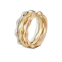 Dirty Ruby Outlet Mix Metal Wave Stacking Rings