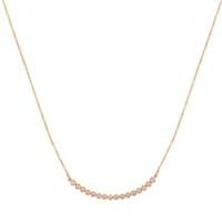 Dirty Ruby Outlet Rose Gold Rounded Bar Necklace