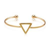 Dirty Ruby Outlet Gold Geometric Bangle