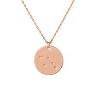 Dirty Ruby Aries Constellation Necklace