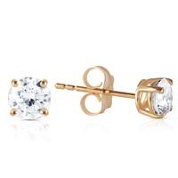 diamond stud earrings in 9ct gold