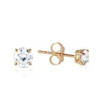 diamond stud earrings in 9ct gold