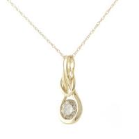 Diamond San Francisco Pendant Necklace in 9ct Gold