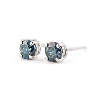 Diamond Stud Earrings in 9ct White Gold