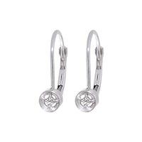 diamond drop earrings in 9ct white gold