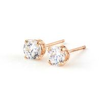 Diamond Stud Earrings in 9ct Rose Gold