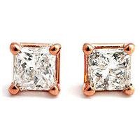 Diamond Stud Earrings in 9ct Rose Gold