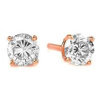 Diamond Stud Earrings in 9ct Rose Gold
