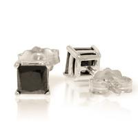 Diamond Stud Earrings in 9ct White Gold