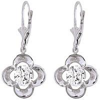 Diamond Drop Earrings in 9ct White Gold