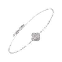 diamonfire ladies cubic zirconia clover bracelet bracelet 6404751082