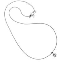 Diamonfire Silver Round Clear CZ 6 Claw Pendant 65-1002-1-082