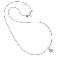 diamonfire silver round cz 6 claw pendant 65 1003 1 082