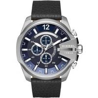 diesel mega cheif chronograph strap watch dz4423