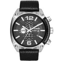 diesel mens overflow chronograph strap watch dz4341