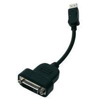 displayport dvi adapter 1x displayport plug 1x dvi socket 25 pin black