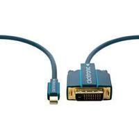 DisplayPort / DVI Cable [1x Mini DisplayPort plug - 1x DVI plug 25-pin] 5 m Blue clicktronic