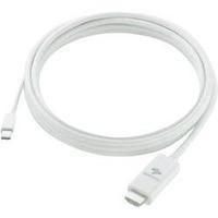 DisplayPort / HDMI Cable [1x Mini DisplayPort plug - 1x HDMI plug] 3 m White MacLand