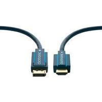 DisplayPort / HDMI Cable [1x DisplayPort plug - 1x HDMI plug] 15 m Blue clicktronic