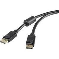 displayport cable 1x displayport plug 1x displayport plug 050 m black  ...