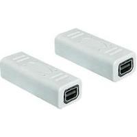 DisplayPort Adapter [1x Mini DisplayPort socket - 1x Mini DisplayPort socket] White