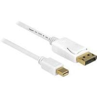 DisplayPort Cable [1x Mini DisplayPort plug - 1x DisplayPort plug] 3 m White Delock