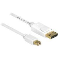 DisplayPort Cable [1x Mini DisplayPort plug - 1x DisplayPort plug] 5 m White Delock