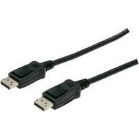 DisplayPort Cable [1x DisplayPort plug - 1x DisplayPort plug] 5 m Black Digitus