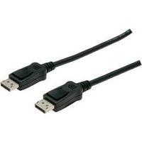 DisplayPort Cable [1x DisplayPort plug - 1x DisplayPort plug] 1 m Black Digitus