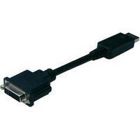 displayport dvi adapter 1x displayport plug 1x dvi socket 29 pin black