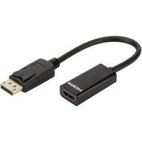 displayport hdmi adapter 1x displayport plug 1x hdmi socket black