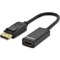 DisplayPort / HDMI Cable [1x DisplayPort plug - 1x HDMI socket] 0.15 m Black ednet