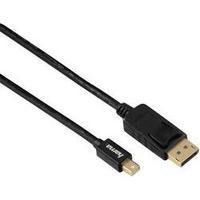 DisplayPort Cable [1x DisplayPort plug - 1x Mini DisplayPort plug] 1.80 m Black Hama