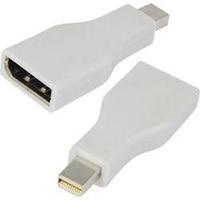 DisplayPort Adapter [1x DisplayPort socket - 1x Mini DisplayPort plug] White