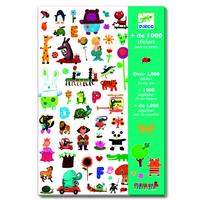Djeco 1000 stickers for little ones Create with stickers