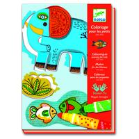 Djeco Zoo Zoo Colouring for toddler