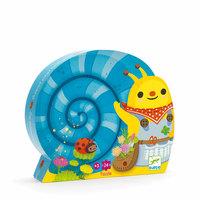 Djeco Snail Goes Plant Picking Silhouette Puzzle