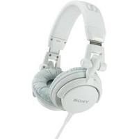dj headphone sony mdr v55 on ear foldable white